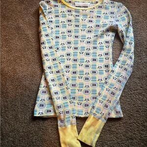 Harajuku Lovers Long Sleeve Knit Top in Yellow, Blue, Pink